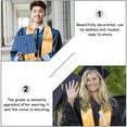 thumbnail image 4 of 1Pc Unisex Plain Graduation Stole Sash Bachelor Dress Sash Graduation Supply, 4 of 8