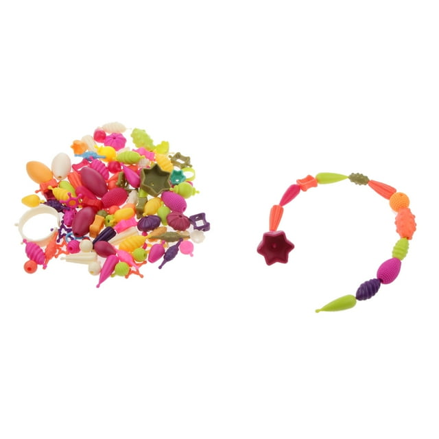 Conjunto de Idea Folleto Joyero Manera del Cabrito Cambiante de 240 DIY Soledad Pop Beads Arty