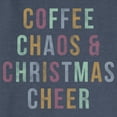 thumbnail image 2 of Junior's Lost Gods Distressed Coffee Chaos Christmas  Sweatshirt Blue Heather X Large, 2 of 4