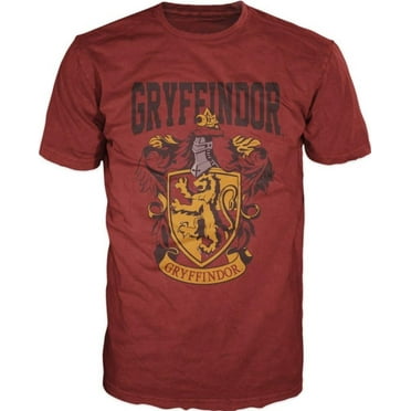 Harry Potter- Gryffindor Shield T-Shirt Size M, Red