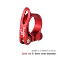 thumbnail image 2 of Clip de tubo de sillín de bicicleta Abrazadera de tija de sillín de bicicleta MTB de liberación rápida (rojo 31,8 mm) Likrtyny Para estrenar, 2 of 8