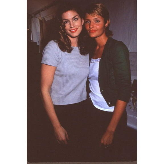 Cindy Crawford And Helena Christensen At Todd Oldham Fashion Show Photo Print (8 x 10) - Item # CPA3681