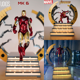 thumbnail image 2 of Figura de Iron Man 1/12 Mk6 de Marvel Infinity War, muñeco con anillo, mesa de demolición, juguete brillante, modelo de robot, juguetes para niños, regalo de cumpleaños, 2 of 5