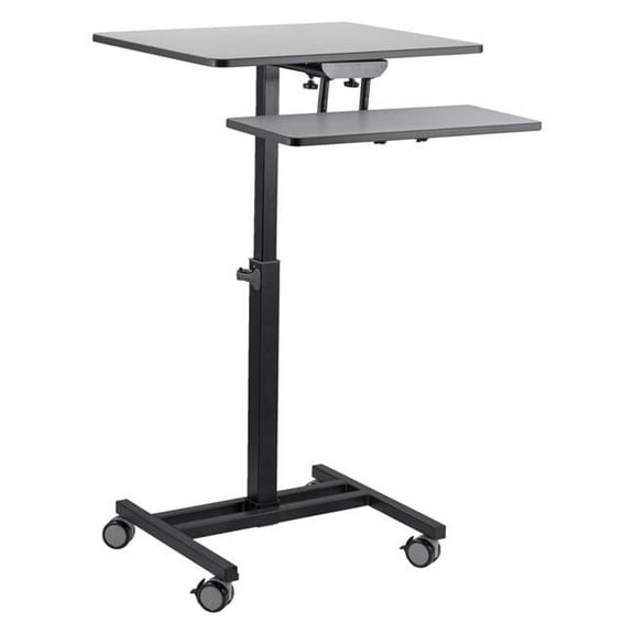 Edutouch Sit & Stand Cart with Keyboard Tray