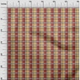 thumbnail image 2 of oneOone Cotton Cambric Pale Orange Fabric Madras Check Sewing Craft Projects Fabric Prints By Yard 56 Inch Wide, 2 of 4