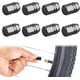 thumbnail image 1 of 8 Piezas Tapones para Llantas Juego de Tapones Válvulas Llantas Universales Cubre Válvulas de Aluminio Ideal para Coche, Camioneta, Motocicleta, Bicicleta Color Gris, 1 of 5