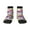 3 Black, variant on Colorful Easter Eggs Pattern Quarter Crew Socks,Toe Seamed Ankle Socks,Cotton Cushioned Breathable Athletic Crew Sports Socks