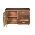 thumbnail image 4 of Montevideo Recycled Mango Wood Cabinet with 1 Door, 3 Drawers, 4 of 4