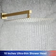 thumbnail image 3 of Rainlex One-Handle 1-Spray Setting Brushed Gold Bathtub Shower Faucet, 3 of 11
