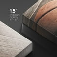 thumbnail image 4 of wall26 Canvas Print Wall Art Vintage Retro Basketball Wood Grain Panels Sports &amp; Fitness Athletes Photography Realism Boy's Bedroom Decorative Urban Rustic for Living Room, Bedroom, Office - 32&q, 4 of 5