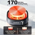 thumbnail image 5 of 3L Non-Stick Electric Hot Pot with Dual-Power Control and Removable Pot for Shabu Shabu, Party, and Family Gatherings, 5 of 6