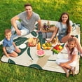 thumbnail image 7 of Colorful Floral Bohemia Waterproof Picnic Blanket with Foldable Zipper, Suitable for Outdoor Use, Suitable for Travel, Camping, Beaches, Parks, Grasslands, Picnic Blanket Accessories, 7 of 7