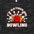 thumbnail image 4 of Inktastic I'd Rather Be Bowling Women's T-Shirt, 4 of 5
