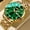 All gold with green surface, variant on Men's Watch High-end Fashion Quartz Watch Fully Automatic Dual Calendar Business Men's Wristwatch Waterproof Luminous Diamond-studded Watch Butterfly Clasp