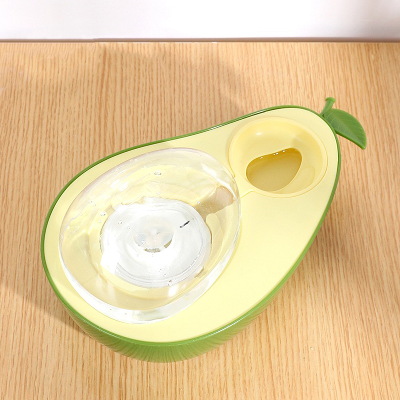 Non-slip Base Pet Dog Bowls Avocado Shape Slow Feeding Feeding Water Bowl for Feeding Puppies Indoor Dish