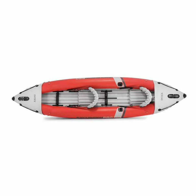 Intex Sit-In 2 Person 12.58-ft Plastic Kayak in Red | 174754