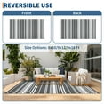 thumbnail image 4 of Danolapsi Outdoor Rug Mat for Patio,8x10 Plastic Straw Rug,Waterproof Plastic Straw Mats,Modern Striped Outdoor Camping Rugs for Patio,RV,Porch, Deck,Backyard,Balcony,Camping,Trailer, 4 of 9