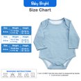 thumbnail image 5 of Baby Bright Newborn Essentials Must Have newborn stuff – Going Home Outfit, Newborn Bodysuits, Preemie Bodysuits, Gift for newborn, Baby Shower Gift, 2-Pcs, Blue Aqua, 5 of 7