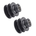 thumbnail image 4 of Easy Installation Belt Pulley Double Grooves Pulley A Belt for 168F 170F 7HP Replacement Engine Pulley 19mm/20mm Bore, 4 of 9