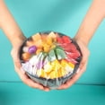 thumbnail image 3 of Envoltura colorida de Saran para alimentos, cubierta desechable de grado alimenticio para fruta, bolsa de plástico para mantenimiento fresco, accesorios de cocina, 100/1000 piezas, 3 of 4