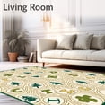 thumbnail image 2 of ODIKA 2'x3' Machine Washable Non-Slip Area Rug, Storybook Forest Letters with Cheerful Shapes and Interactive Numbers Map High Traffic Rug with Pad, Beige, 683794, 2 of 8