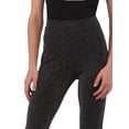 thumbnail image 4 of No Boundaries Lurex Flare Pants, 31” Inseam, Women’s and Women’s Plus, 4 of 5