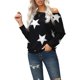 thumbnail image 3 of Sudadera de manga larga con teñido anudado para mujer, blusas y blusas sueltas con cuello redondo Fokelyi WRMH-219-9, 3 of 8