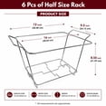 thumbnail image 5 of 28-Pcs Disposable Chafing Dish Buffet Set with Half Size Pans – Complete Catering Solution with Extra Fuel Cans & Lighter – Perfect Food Warmers for Parties & Events, 5 of 10
