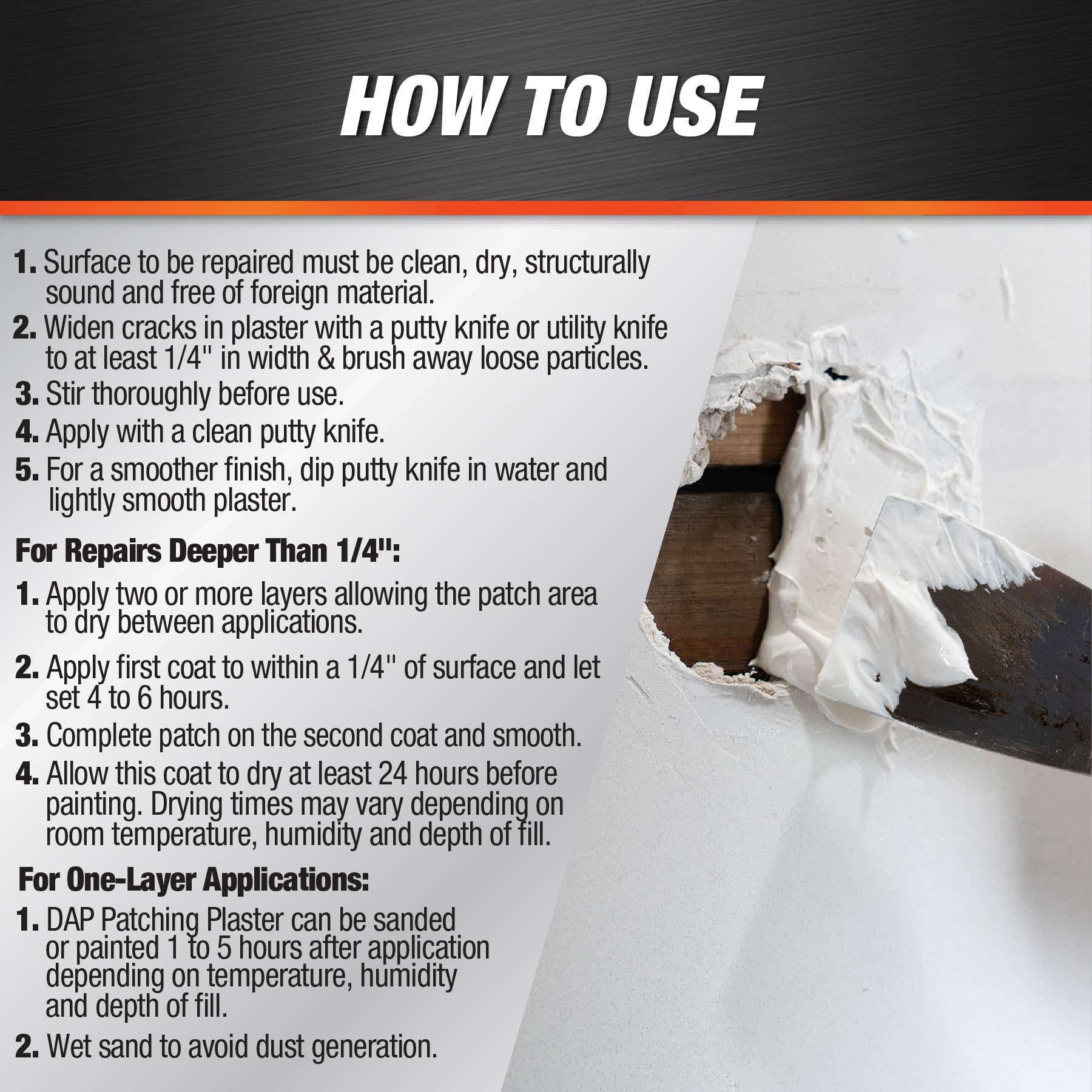 DAP Patching Plaster 32 oz White