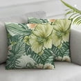 thumbnail image 3 of BANET  Spring Sage Green Flowers Chinoiserie Pillow Covers Set of 2 Light Green Floral Throw Pillows Vintage Sage Green Decor Lumbar Cushion Cover  12x12in, 3 of 7