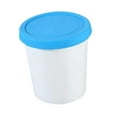thumbnail image 1 of Vaso de pinta para helado, recipiente hermético para almacenamiento de helados, recipiente transparente para congelador azul, 1 of 9