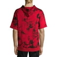 thumbnail image 6 of No Boundaries Men's and Big Men's Tie Dye Short Sleeve Hoodie, up to Size 5XL, 6 of 6