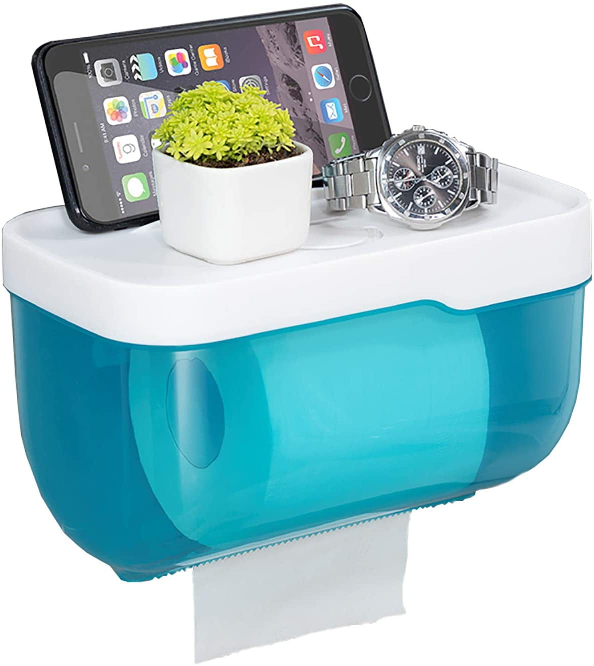 Toilet Waterproof Tissue Box, Punch-Free Toilet Paper, Toilet Hand Tray ...