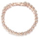 thumbnail image 3 of Pulsera de cristal romano en forma de corazón, pulsera de plata chapada en diamantes, pulsera de moda europea y americana, 3 of 5