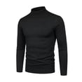 thumbnail image 2 of Mens Sweaters and Pullovers Crewneck Sweater Soft Casual Sweaters for Men Classic Pullover Sweaters with Ribbing Edge Winter Thermal Sweater, 2 of 4