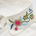 thumbnail image 7 of LoudSung Fake Collar Detachable Half Shirt Blouse False Collar Embroidery Dickey Design for Women Girls, 7 of 7