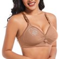 thumbnail image 7 of Diufon Wireless Comfortable Bra for Women Everyday Plus Size V Neck Full Coverage Bras Soft Breathable Bralettes, 7 of 7