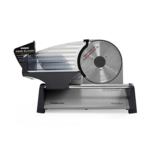 Open Box Waring Pro Professional Food Slicer, Stainless Steel