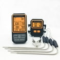 thumbnail image 2 of Wireless Meat Thermometer Digital for Grilling 4 Meat Probes Grill Thermometer for Outside Grill, BBQ Thermometer for Cooking Turkey Temperature Indicator, 2 of 5
