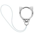 thumbnail image 1 of Miangastore 1pc Phone Hanging Rope Novel Phone Hanging Lanyard with Finger Buckle (Silver), 1 of 8