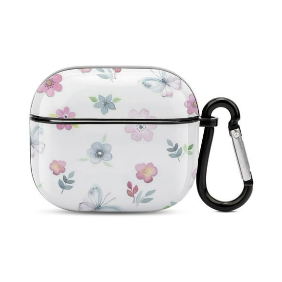 Floral Pattern Case for AirPods 3, AirPod 3 Case for Women, AirPods 3rd Generation Case, Support Wireless Charging