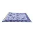 thumbnail image 2 of Ahgly Company Machine Washable Indoor Rectangle Oriental Blue Traditional Area Rugs, 5' x 8', 2 of 4