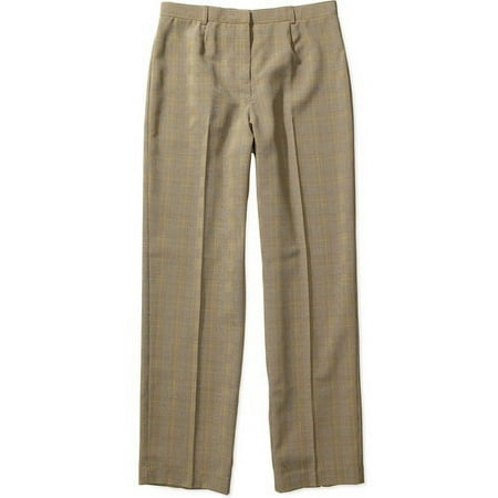 White Stag - Women's Petite Slim and Sleek Plaid Trousers