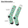 thumbnail image 2 of KLL Mushrooms Print Cool Socks Men's Women's Crew Socks Funny Crazy Novelty Stockings, 2 of 6