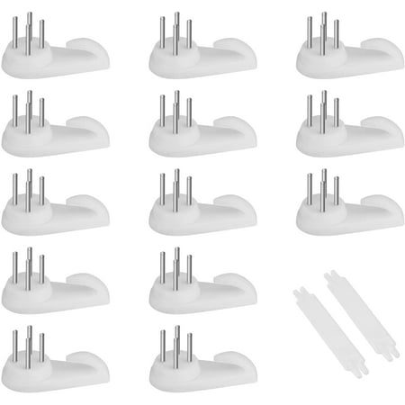 

25pcs Concrete Wall Hooks Invisible Nail Hangers No Damage Wall Picture Hangers Drywall Picture Hooks Non Trace Hanging Hooks Photo Frame Hangers (3cm White)