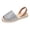 Silver, variant on Rokment Bling Sequin Platform Sandals for Women with Back Strap Bridal Sparkly Leather Peep Toe Espadrilles Chunky Heels Slingback Dressy Summer Shoes Black Size 5.5