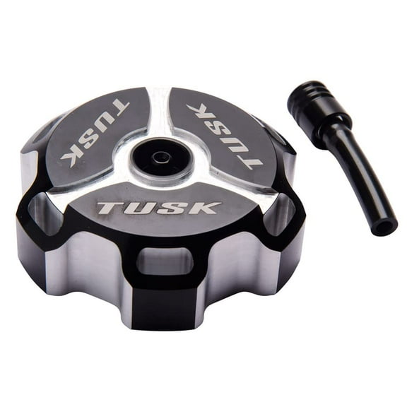 Tusk Billet Aluminum Gas Cap Black Machined for Suzuki RM250 1996-2000