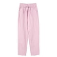 thumbnail image 1 of Rejlun Women Loungewear Mid Waisted Bottom Elastic Waist Trousers Tapered Pants Loose Yoga Pollination S, 1 of 2