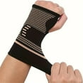 thumbnail image 1 of Sports Copper Fiber Knitted Wrist Support for Sports Performance and Injury Prevention – Versatile Protective Gear for Volleyball Football Basketball and Fitness, 1 of 3