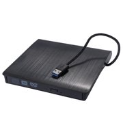 External DVD Drive, USB 3.0 Portable CD/DVD +/-RW Drive, Optical Drive Slim DVD Player CD/ROM Burner for Mac/Windows/Linux for PC Laptop